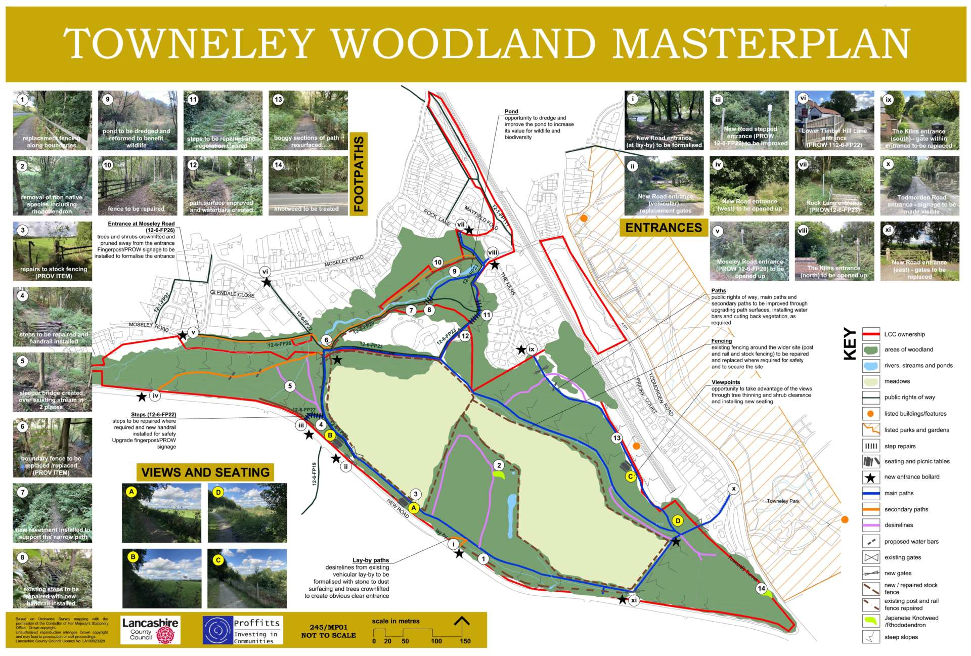 Towneley Woodland masterplan 1